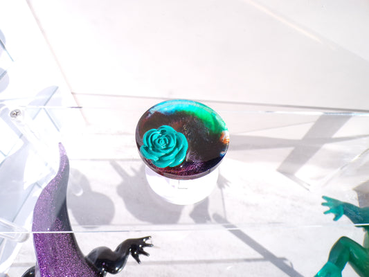 Tye-Dye Collection Popsocket Blue Flower