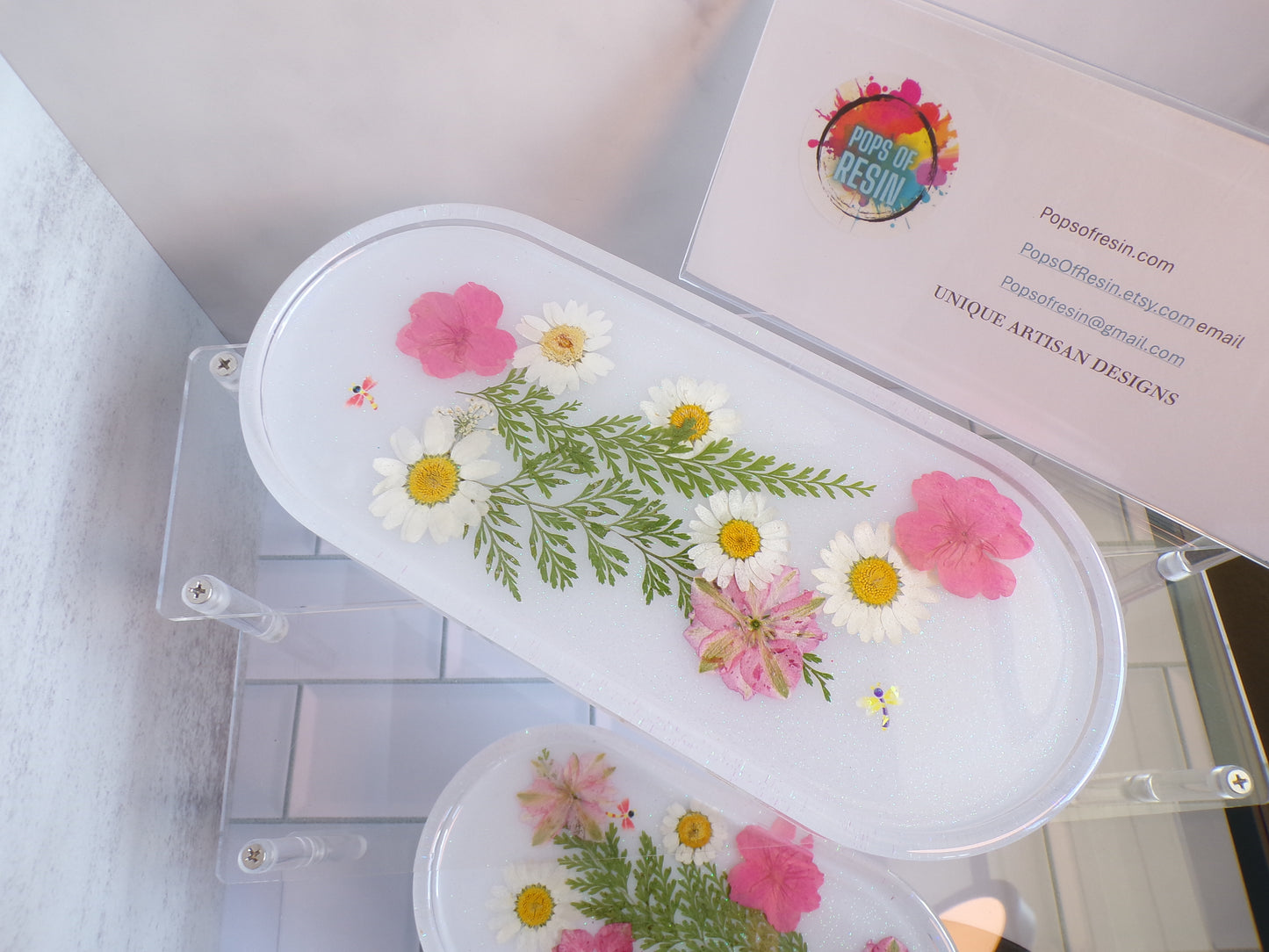 Floral Tray Set (2PC)