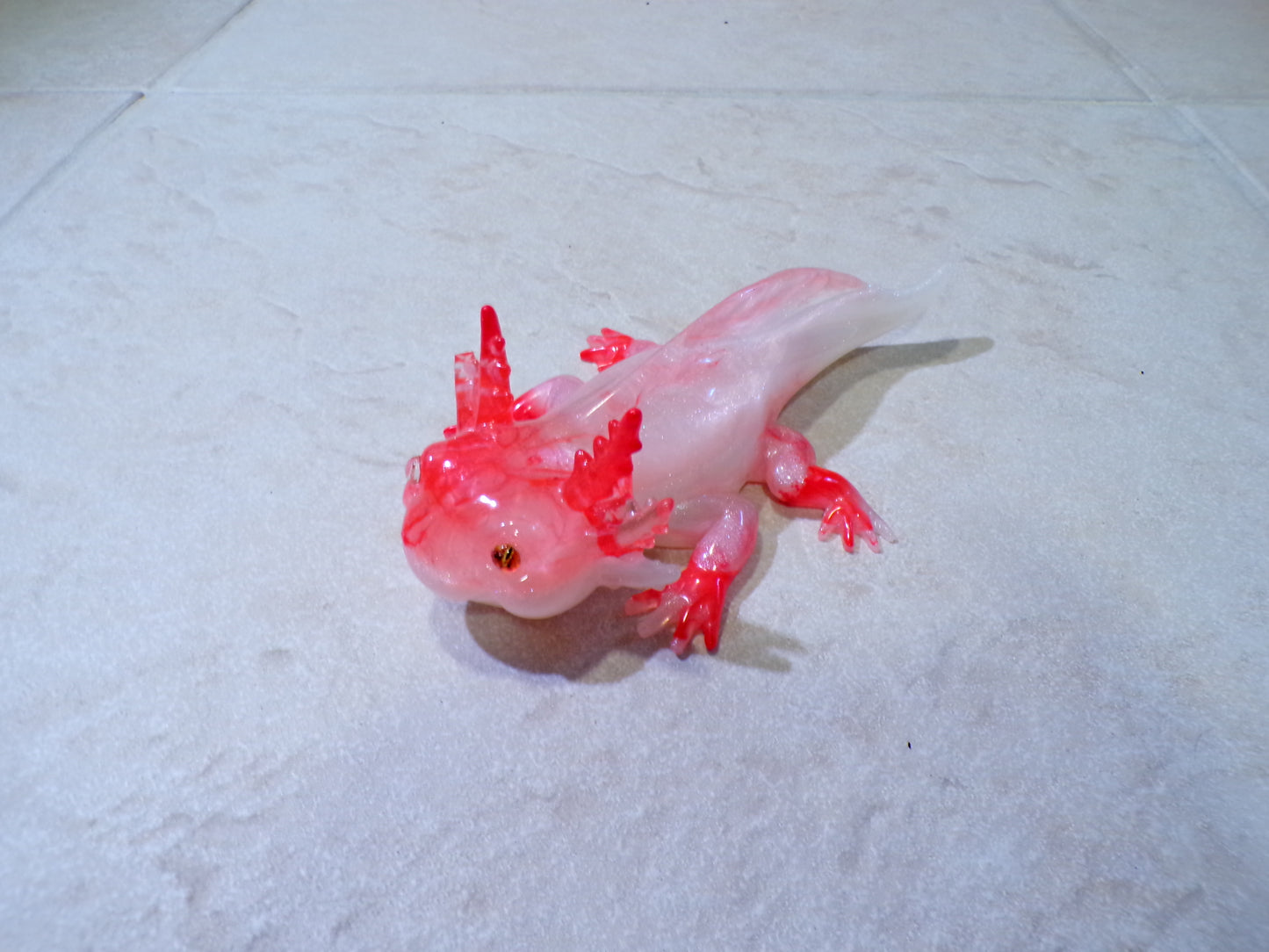 Axolotl Red & White