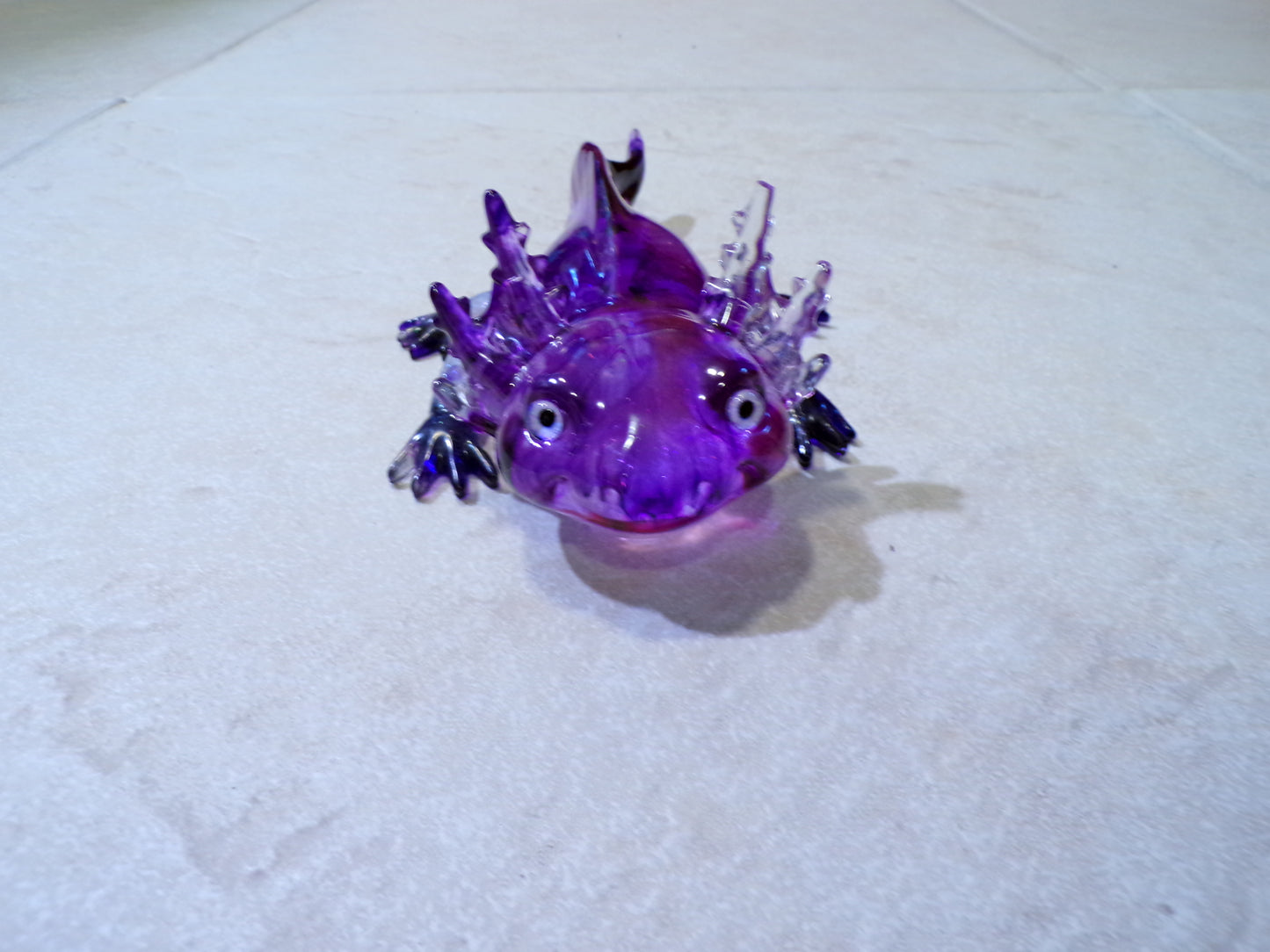 Axolotl Purple with Splash of Red