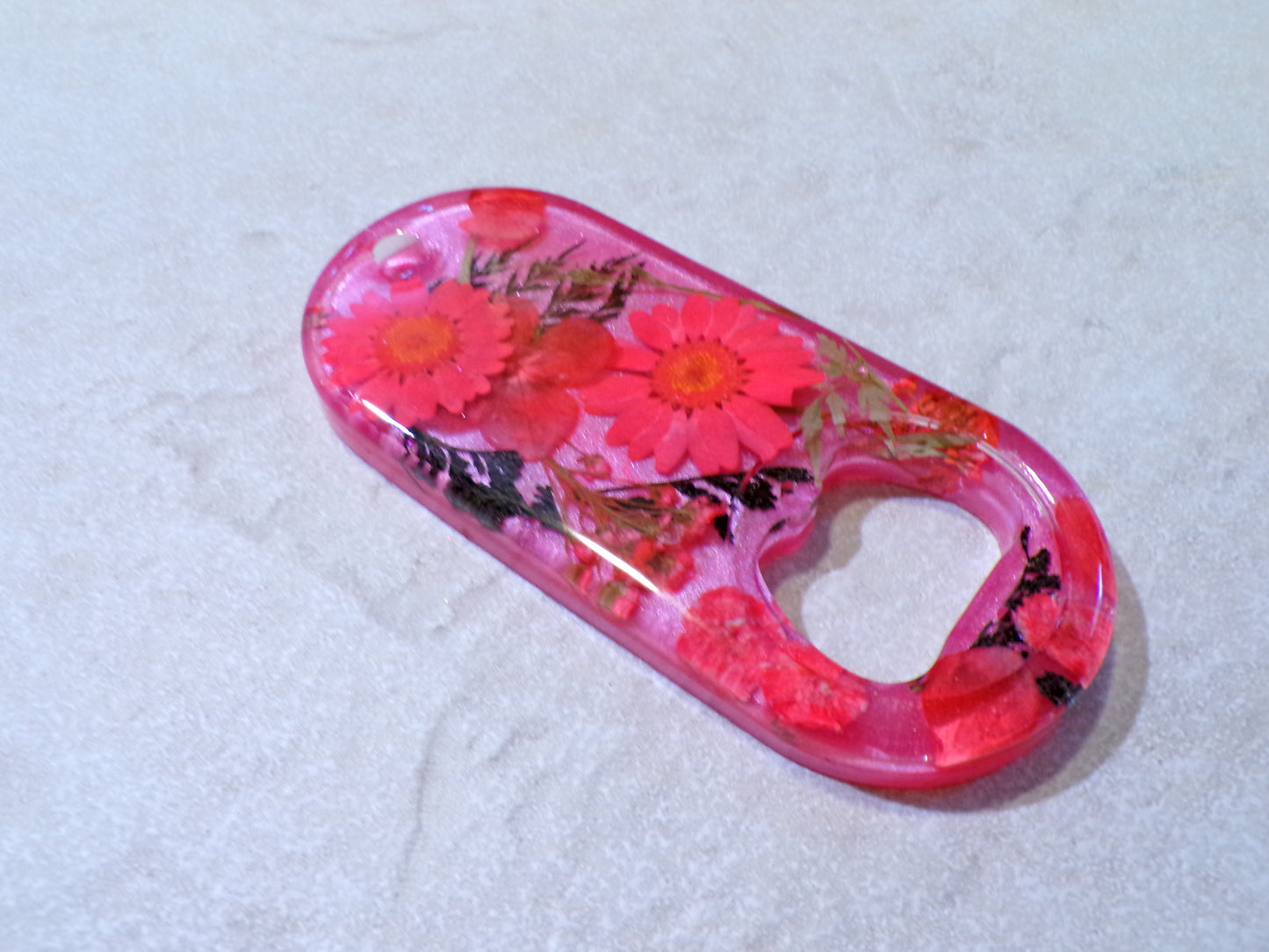 BOTTLE OPENER RED FLORAL