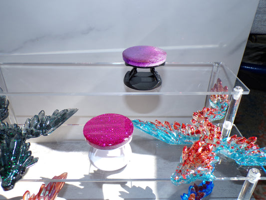 Double the Glitter Purple 1 Popsocket
