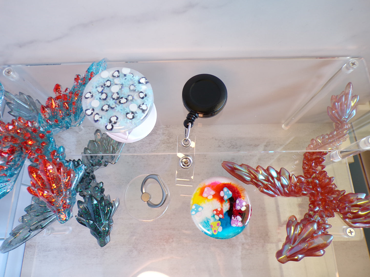 Popsocket Tye-Dye Mushrooms