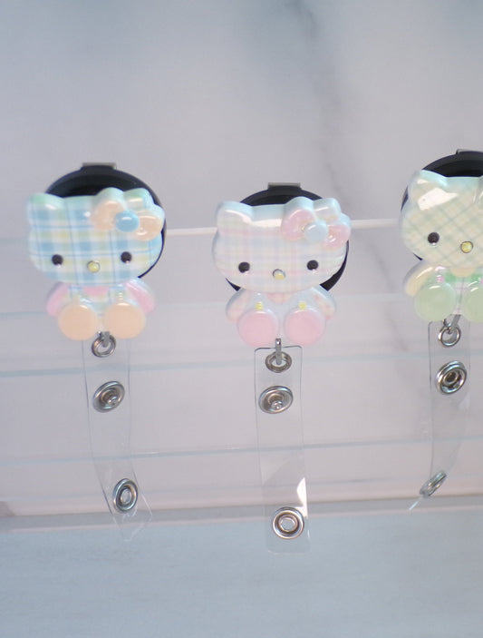 HK Name Badge Holder Pink
