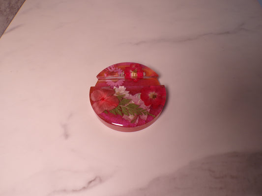 RED FLORAL PHONE STAND