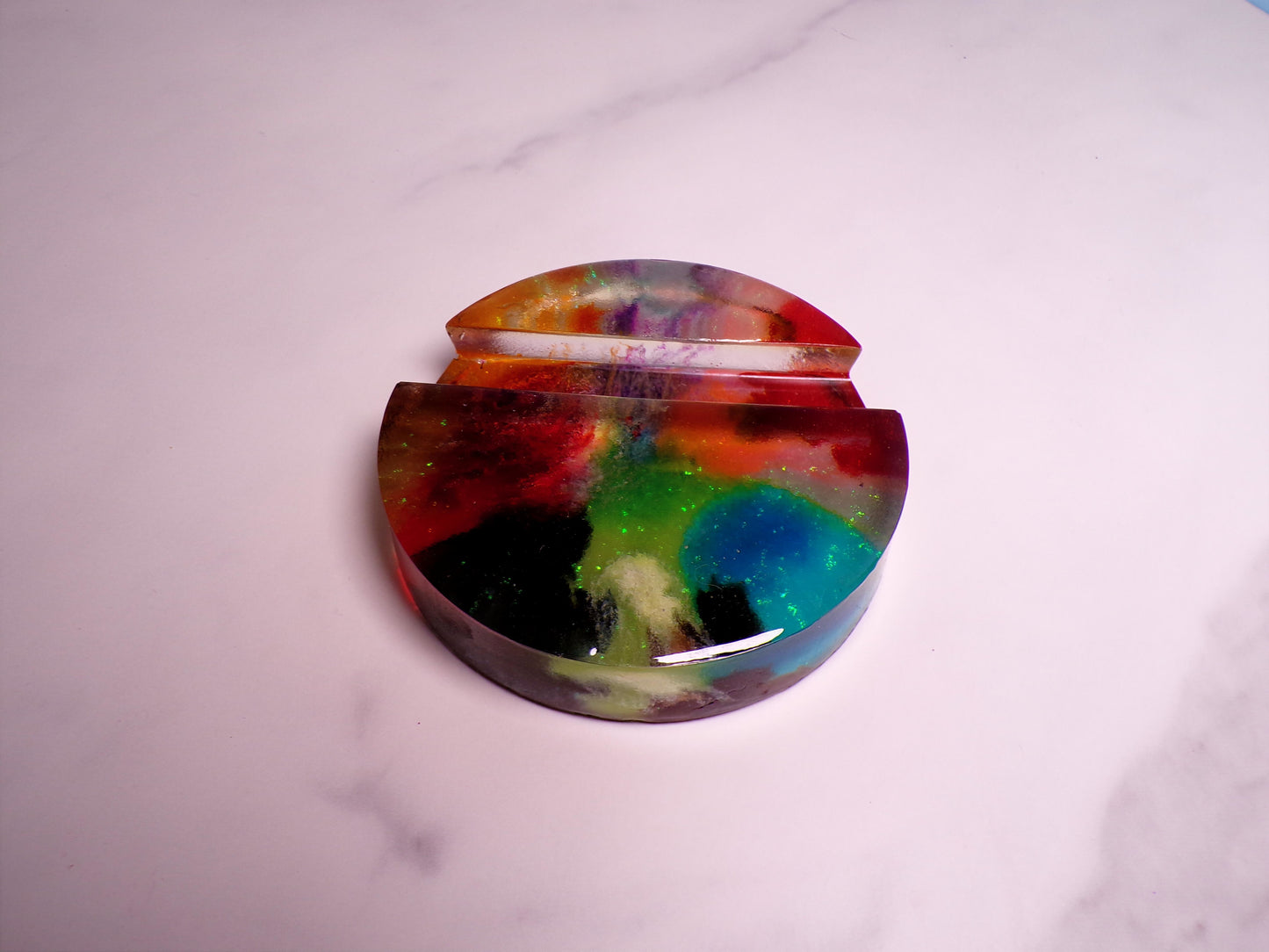 ROUND PHONE STAND TYEDYED