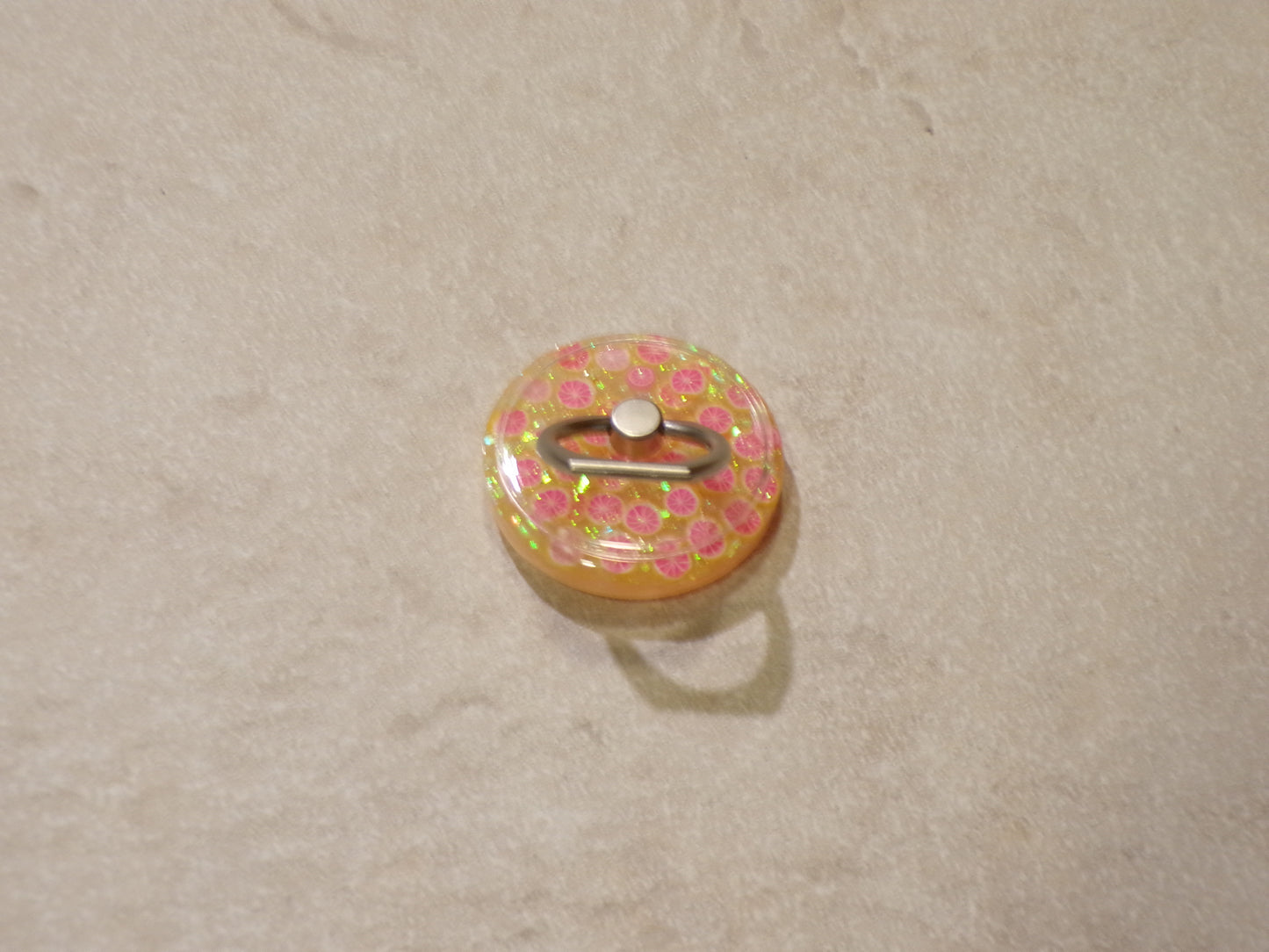 Pink Lemonade Popsocket with Ring Holder