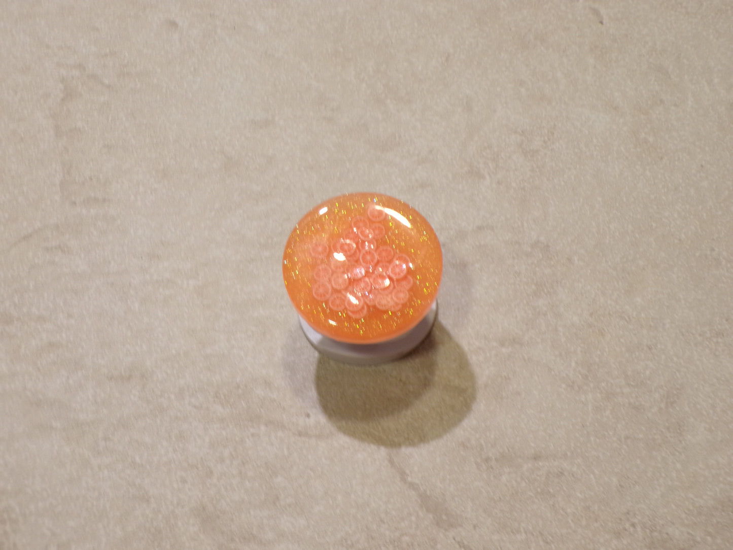 Orange slices and glitter