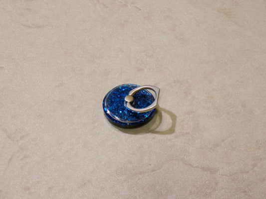 Blue Glitter popsocket