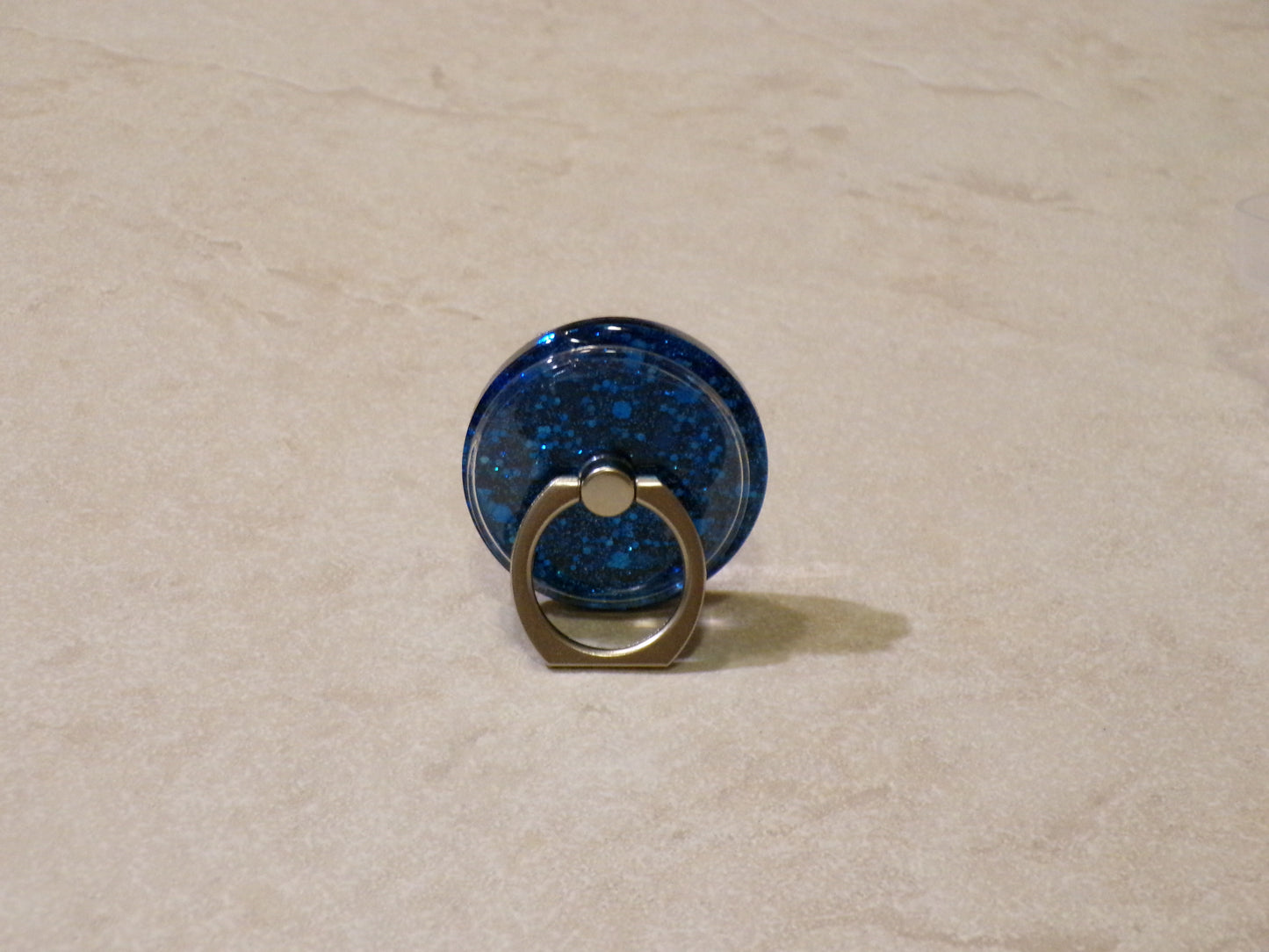 Blue Glitter popsocket