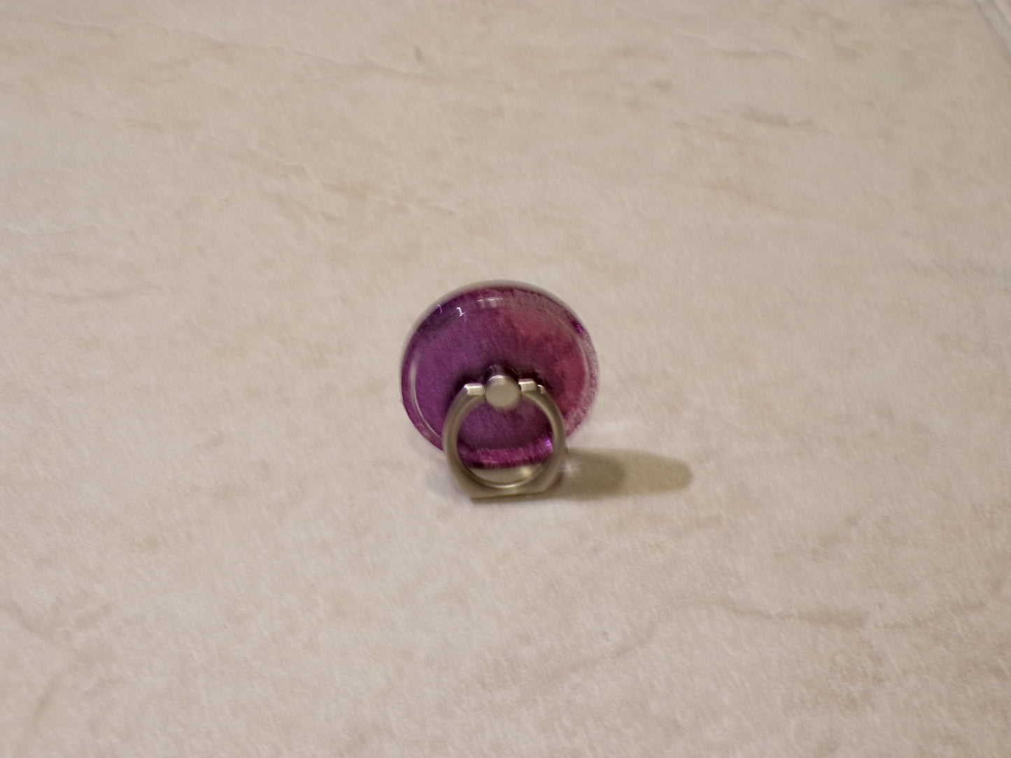 ROUND PURPLE WITH RING HOLDER