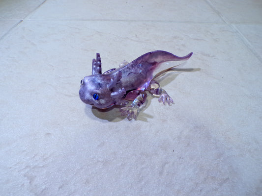 Axolotl Light Purple blue eyes