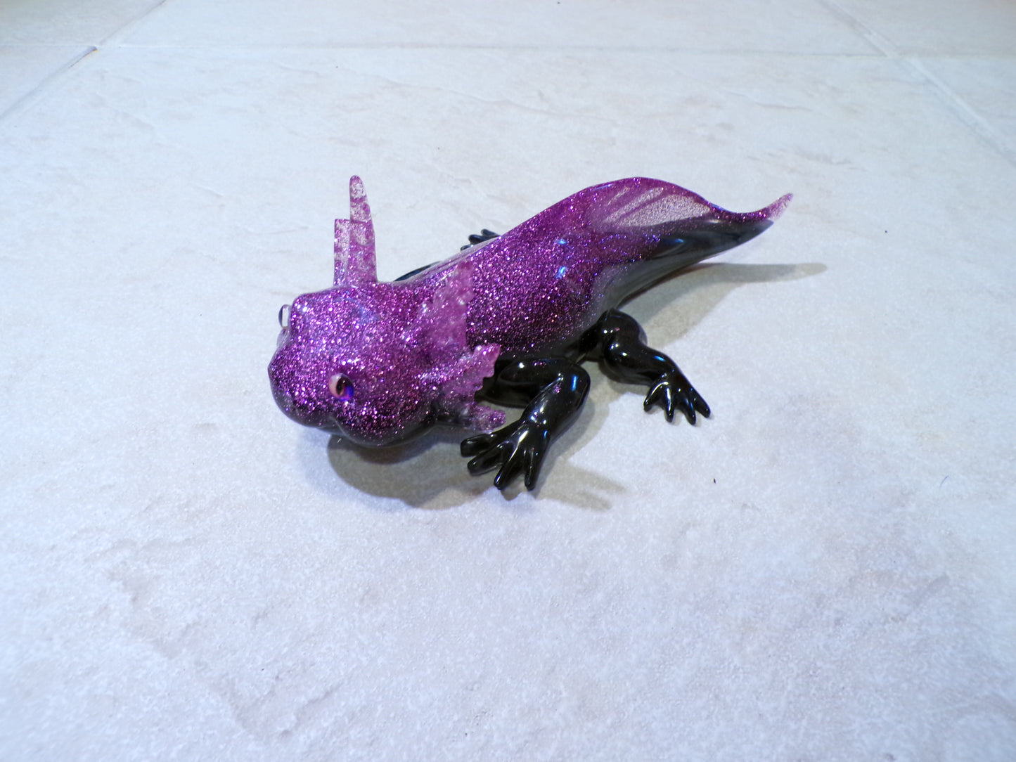 Axolotl Purple Glitter