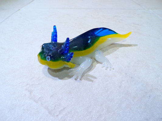 Axolotl Blue & Yellow