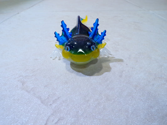 Axolotl Blue & Yellow