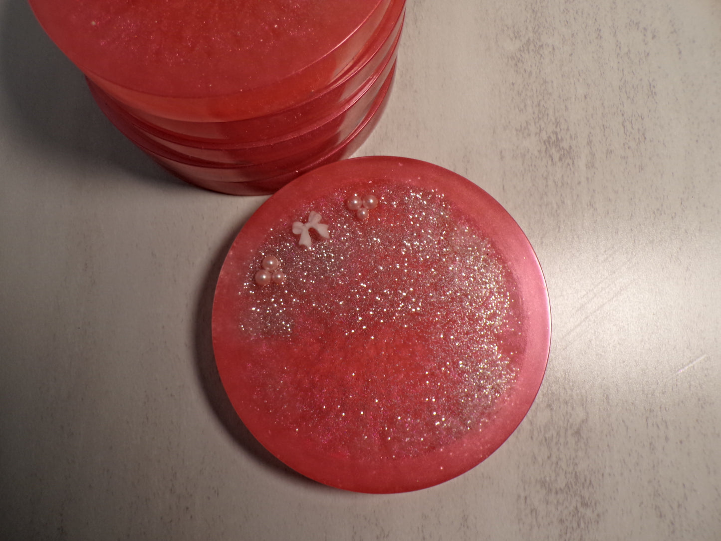 RED PARTY COASTERS